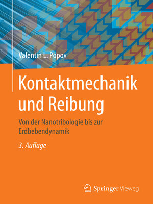 cover image of Kontaktmechanik und Reibung